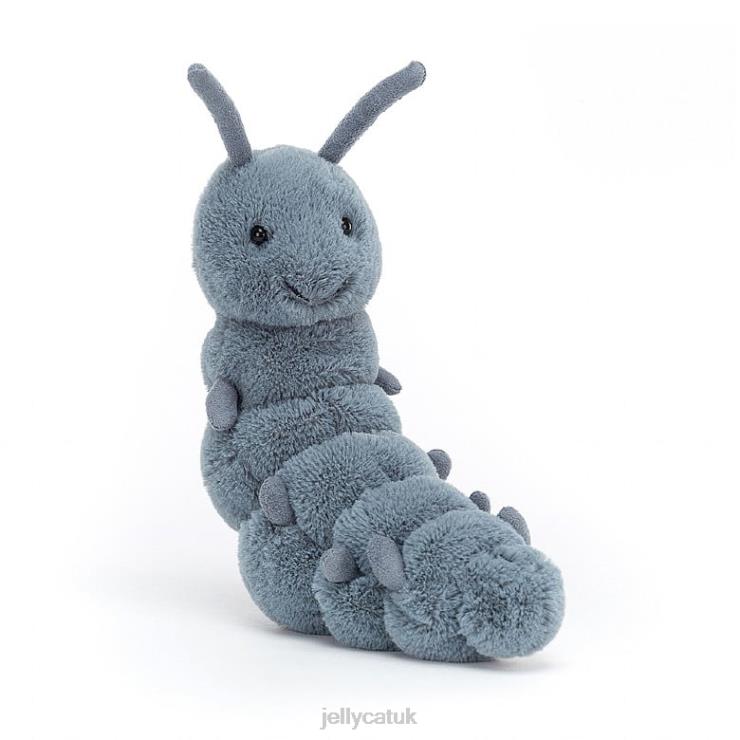 Jellycat Toy V248Z229 Wriggidig Bug Blue