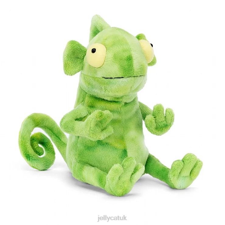 Jellycat Toy V248Z301 Frankie Frilled-Neck Lizard Green