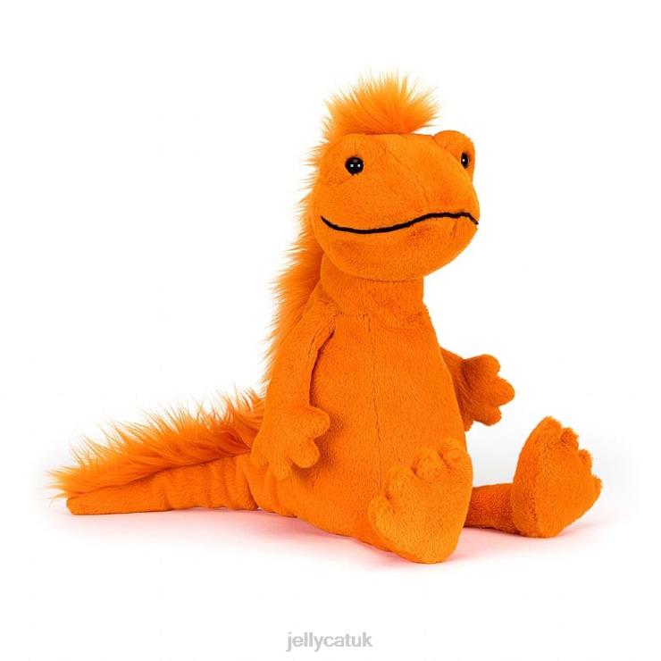 Jellycat Toy V248Z350 Cruz Crested Newt Orange