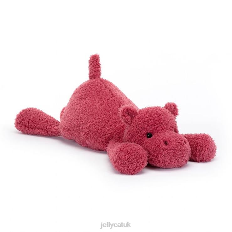 Jellycat Toy V248Z447 Splootie Hippo Brown