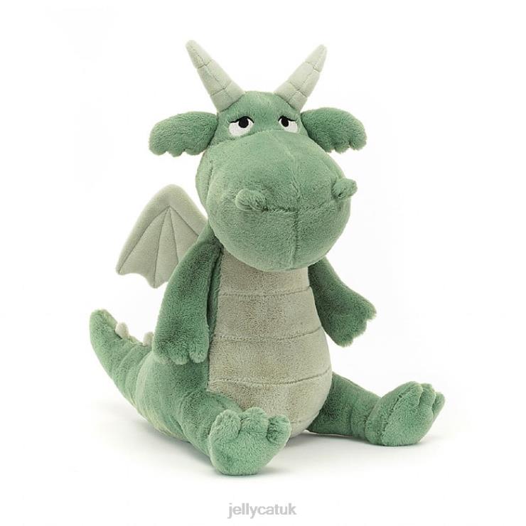 Jellycat Toy V248Z583 Adon Dragon Green