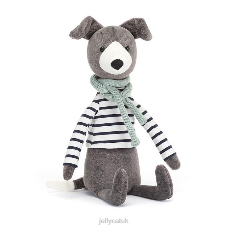 Jellycat Toy V248Z117 Beatnik Buddy Whippit Grey