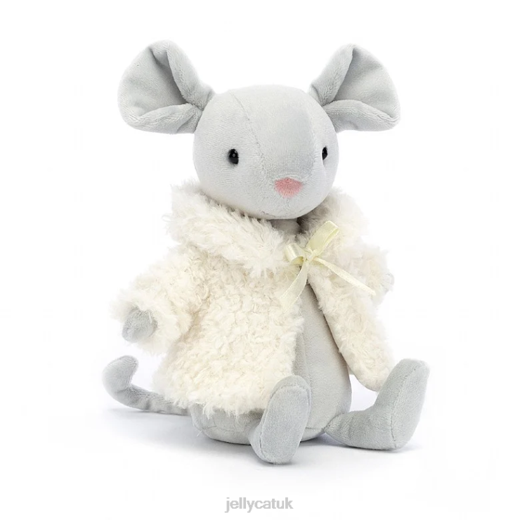 Jellycat Toy V248Z212 Comfy Coat Mouse Grey