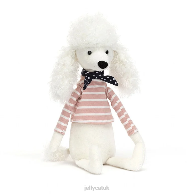 Jellycat Toy V248Z239 Beatnik Buddy Poodle Cream