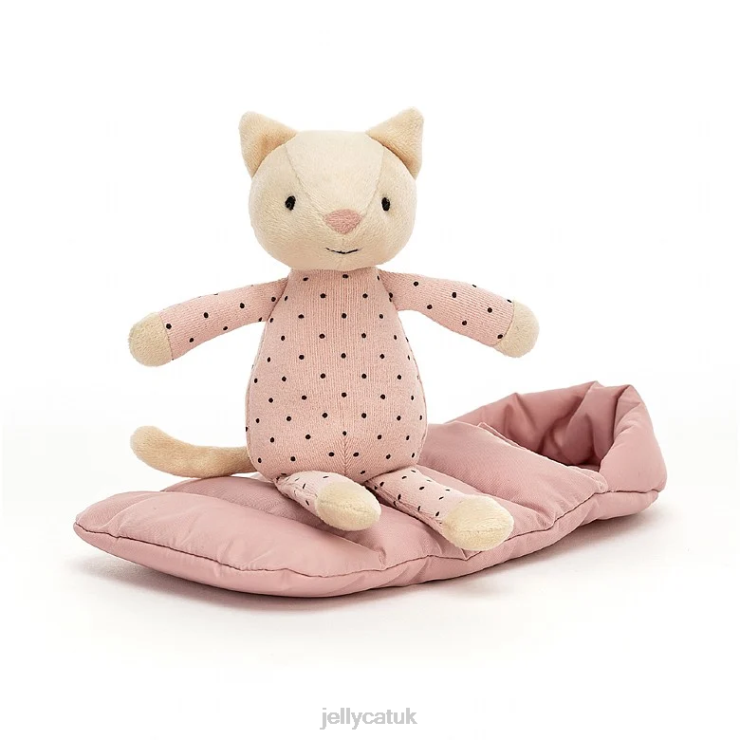 Jellycat Toy V248Z296 Snuggler Cat Grey