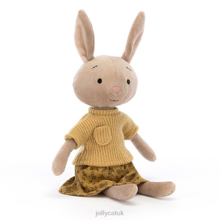 Jellycat Toy V248Z326 Coquette Cutie Bunny Beige