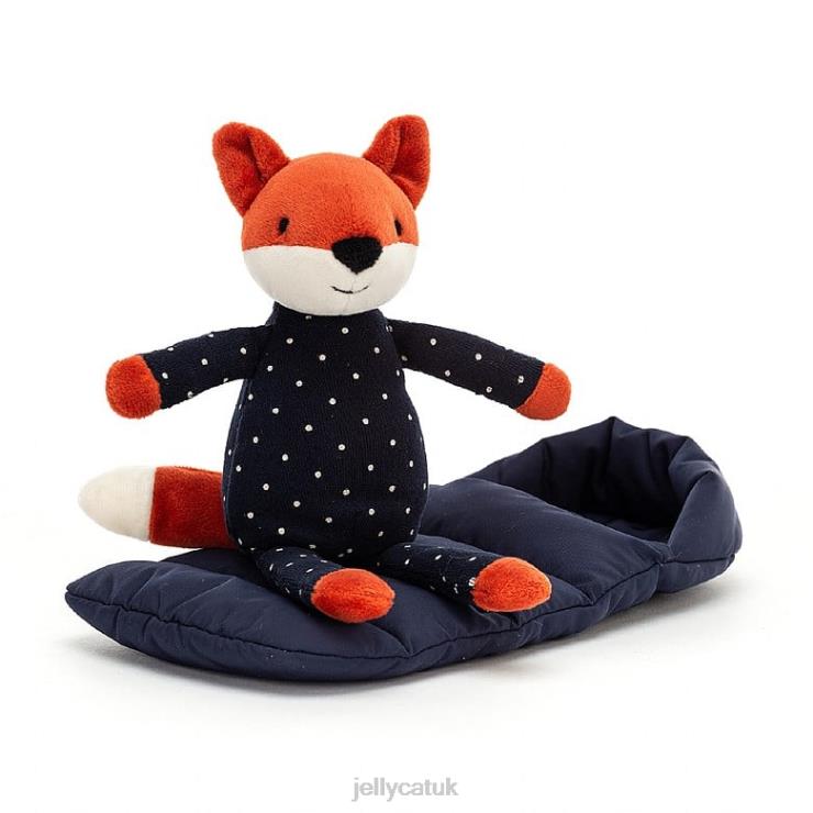 Jellycat Toy V248Z422 Snuggler Fox Orange