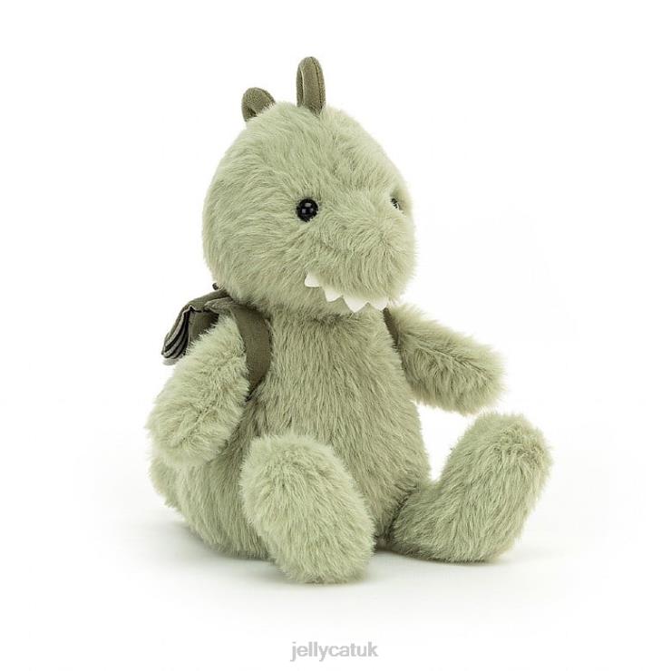 Jellycat Toy V248Z617 Backpack Dino Green