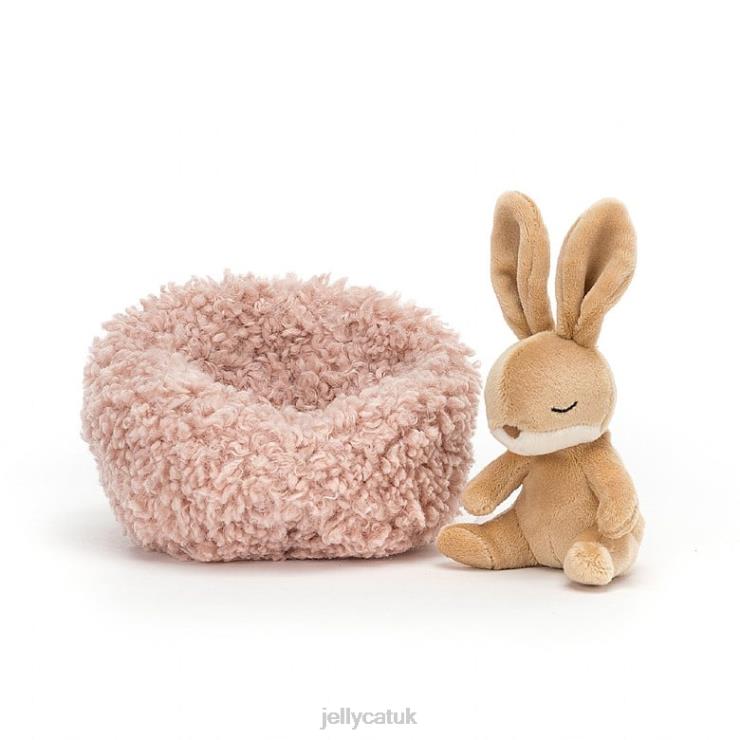 Jellycat Toy V248Z127 Hibernating Bunny Beige