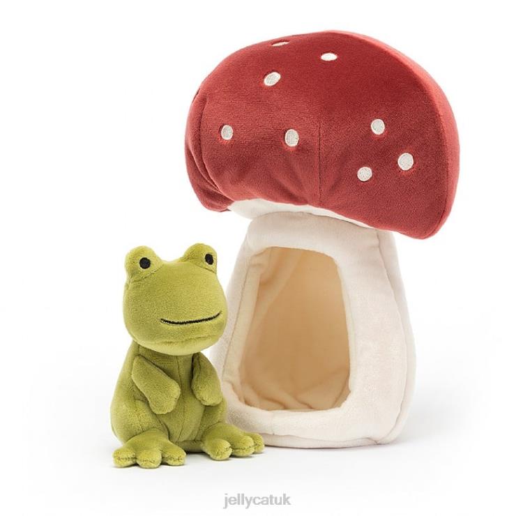 Jellycat Toy V248Z143 Forest Fauna Frog Green