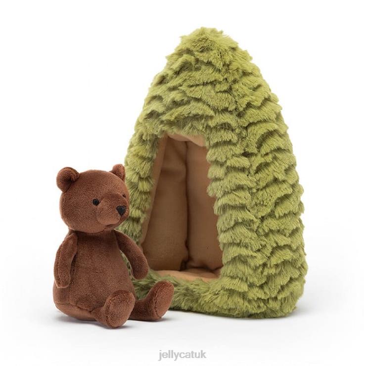 Jellycat Toy V248Z308 Forest Fauna Bear Brown