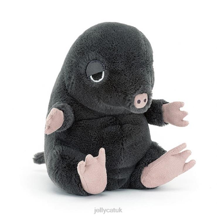 Jellycat Toy V248Z621 Cuddlebud Morgan Mole Black