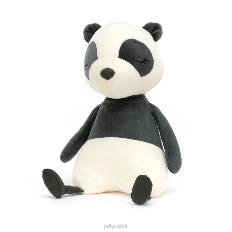 Jellycat Toy V248Z651 Sleepee Panda Black and White