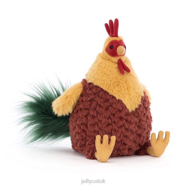 Jellycat Toy V248Z378 Cluny Cockerel Multi-colour