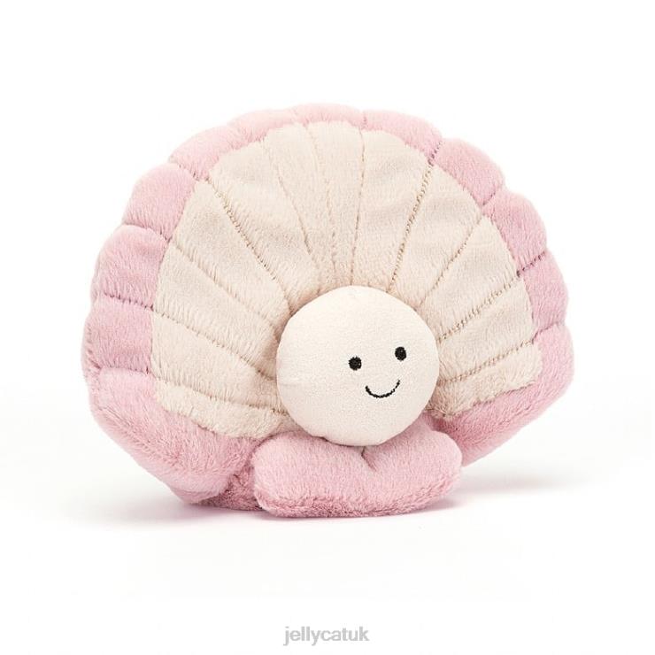 Jellycat Toy V248Z113 Clemmie Clam Beige