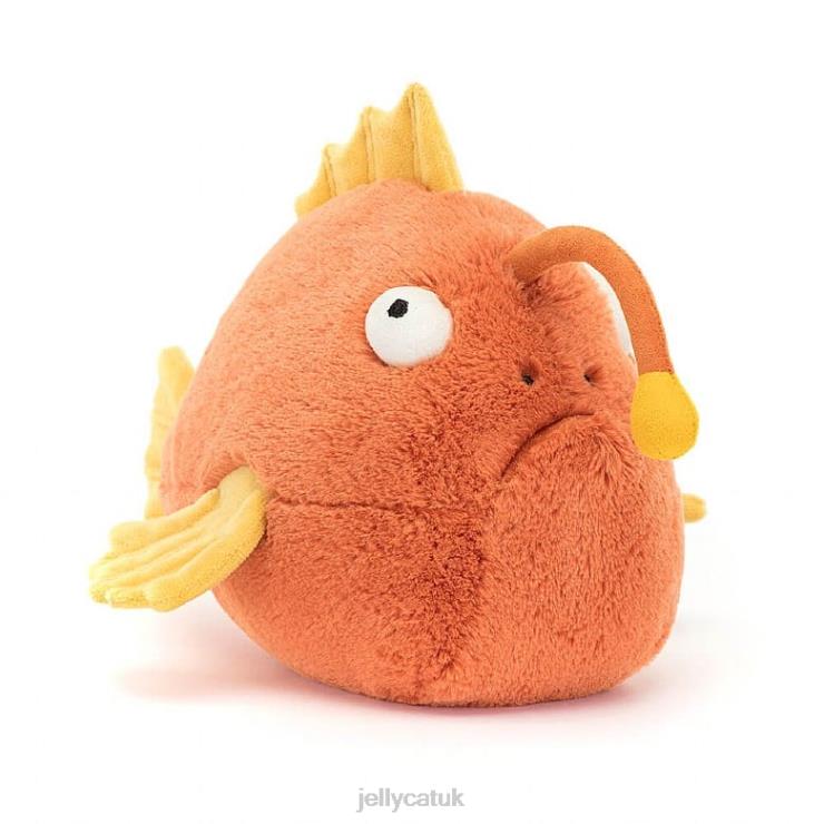 Jellycat Toy V248Z336 Alexis Anglerfish Orange