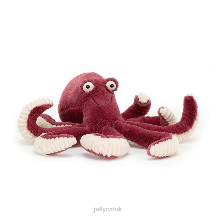 Jellycat Toy V248Z391 Obbie Octopus Red