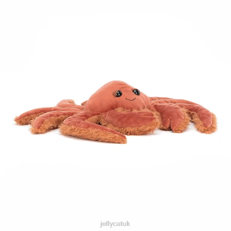 Jellycat Toy V248Z444 Spindleshanks Crab Orange