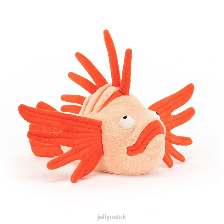 Jellycat Toy V248Z449 Lois Lionfish Red