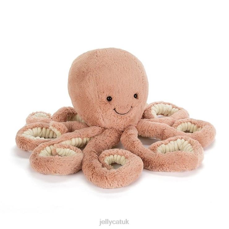 Jellycat Toy V248Z459 Odell Octopus Apricot