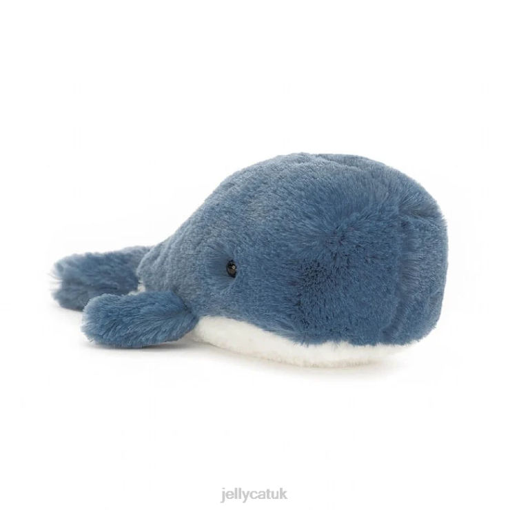 Jellycat Toy V248Z664 Wavelly Whale Blue