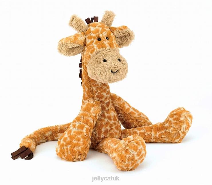 Jellycat Toy V248Z641 Merryday Giraffe Orange