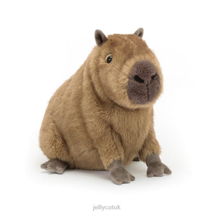 Jellycat Toy V248Z678 Clyde Capybara Brown